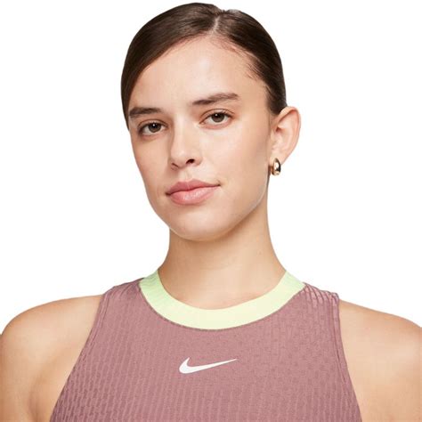 tennis tank top nike weiß rosa asymmetrisch|Nike Court Women's Dri.